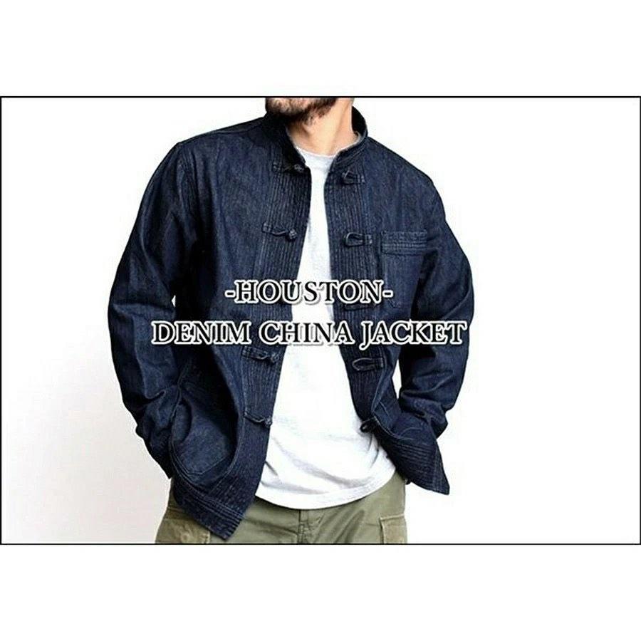 日本預訂2色選Houston denim jacket indigo 牛仔外套, 男裝, 外套及