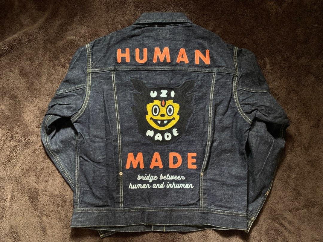 🇯🇵全新Human made x Lil Uzi vert “Uzi Made” denim Jacket size L