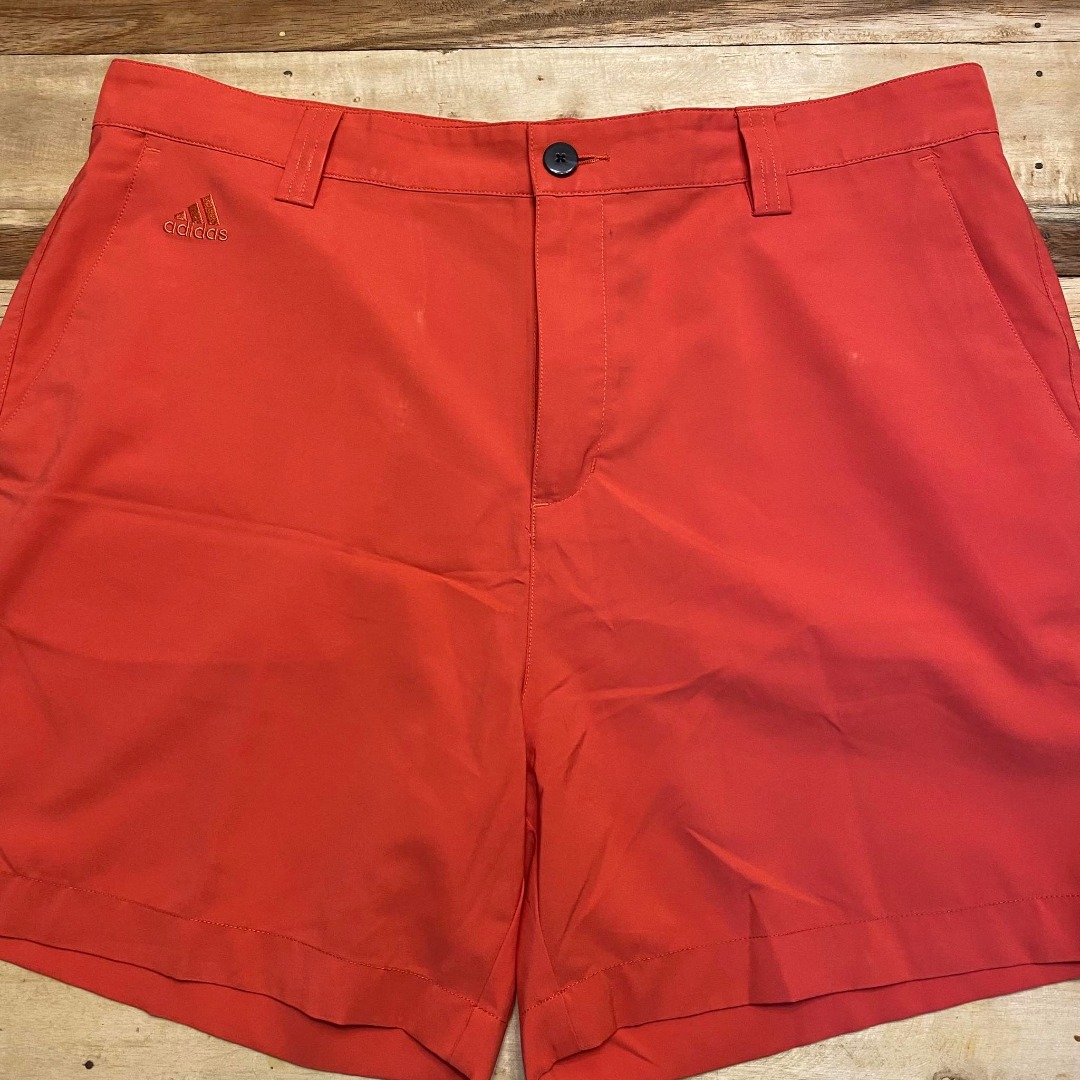 Adidas Golf Shorts for Men (Red-Orange), Men's Fashion, Bottoms, Shorts ...