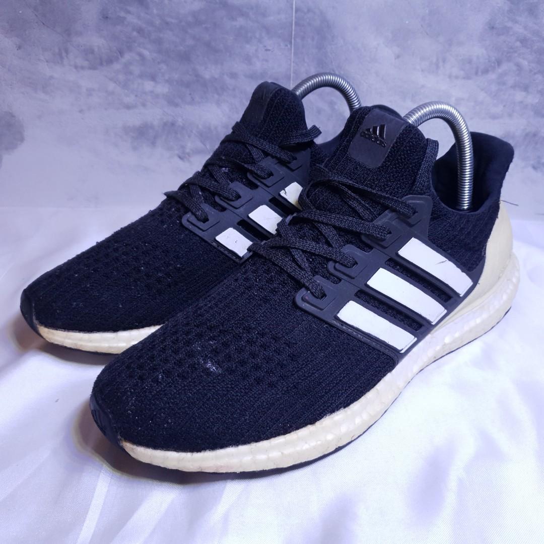 Adidas Ultraboost 4.0 Black White Fesyen Pria Sepatu Sneakers