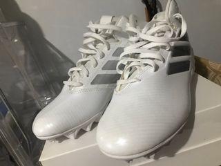Adidas White Football Cleats Shoes (small size)