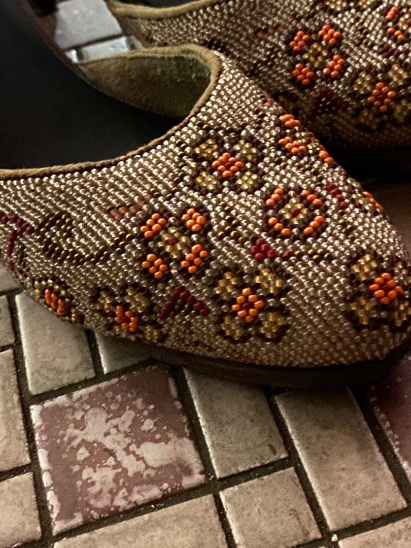 Antique Nyonya Manek Beaded Shoe., Hobbies & Toys, Collectibles