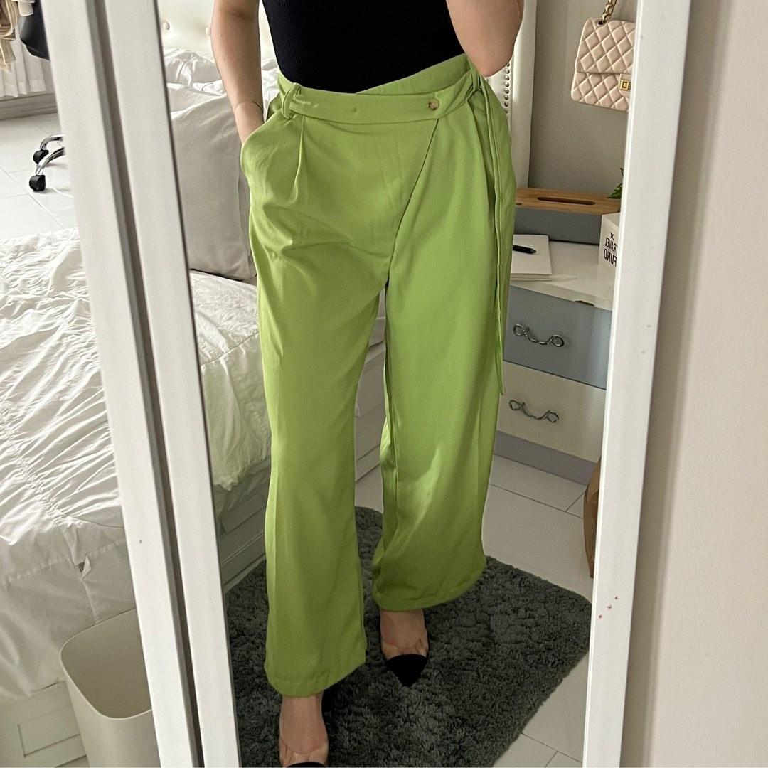 Apple green cheap pants