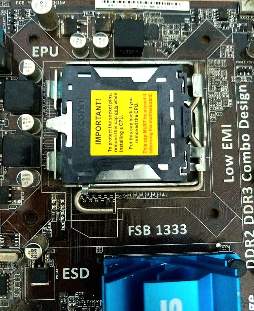 ASUS P5G41CMLX DDR2 DDR3 Combo Design Motherboard Only, Computers