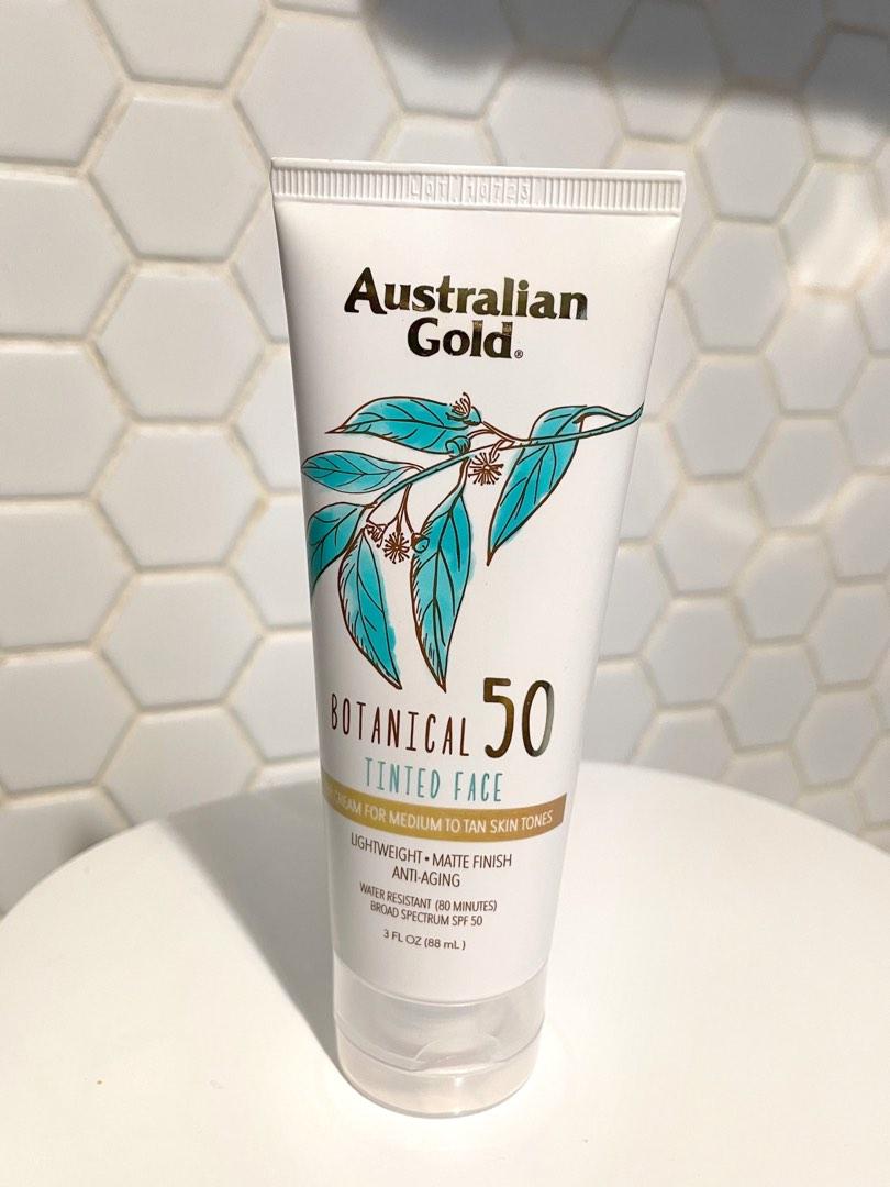 AUSTRALIAN GOLD BOTANICAL TINTED SPF 50 in shade Medium to Tan