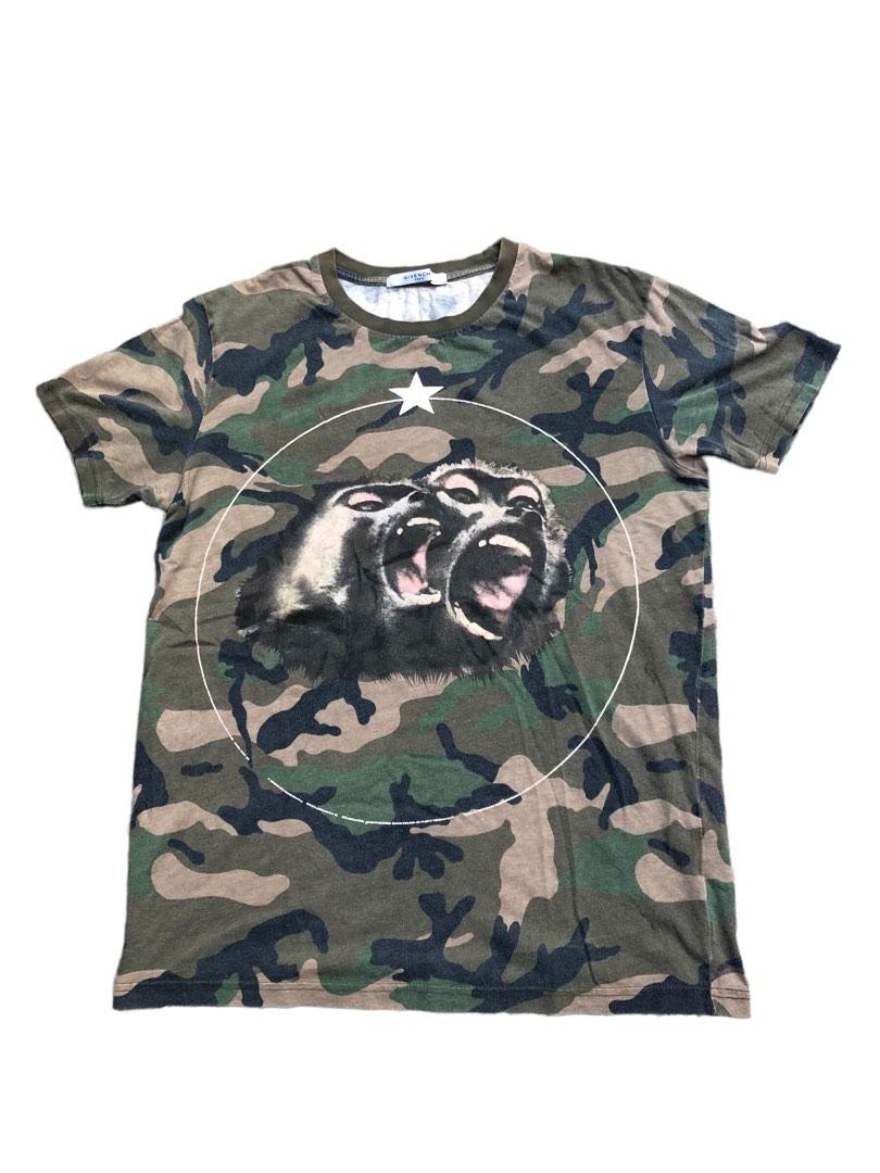 Givenchy camo monkey t shirt Clearance