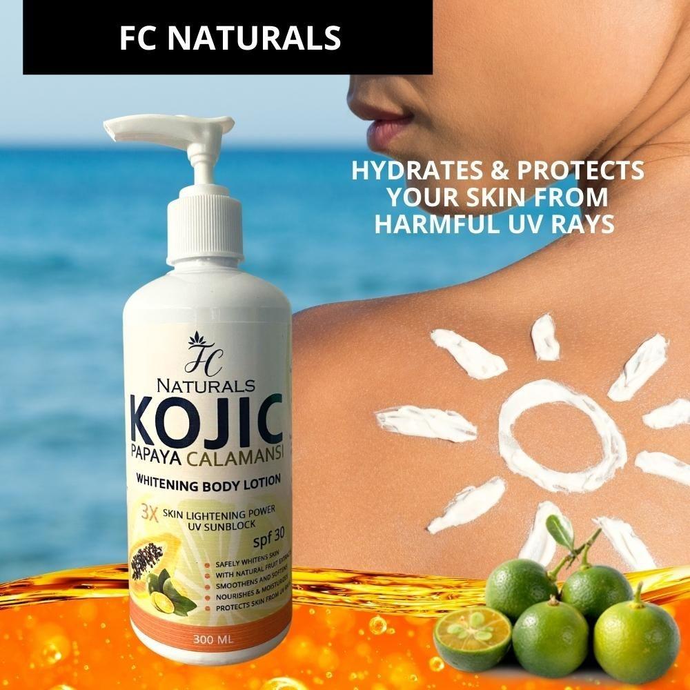 Authentic FC Naturals Kojic Papaya Calamansi Lotion, Beauty & Personal