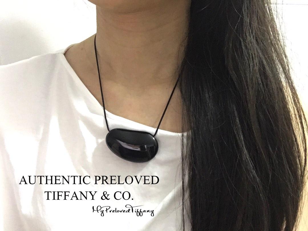 Tiffany black bean necklace