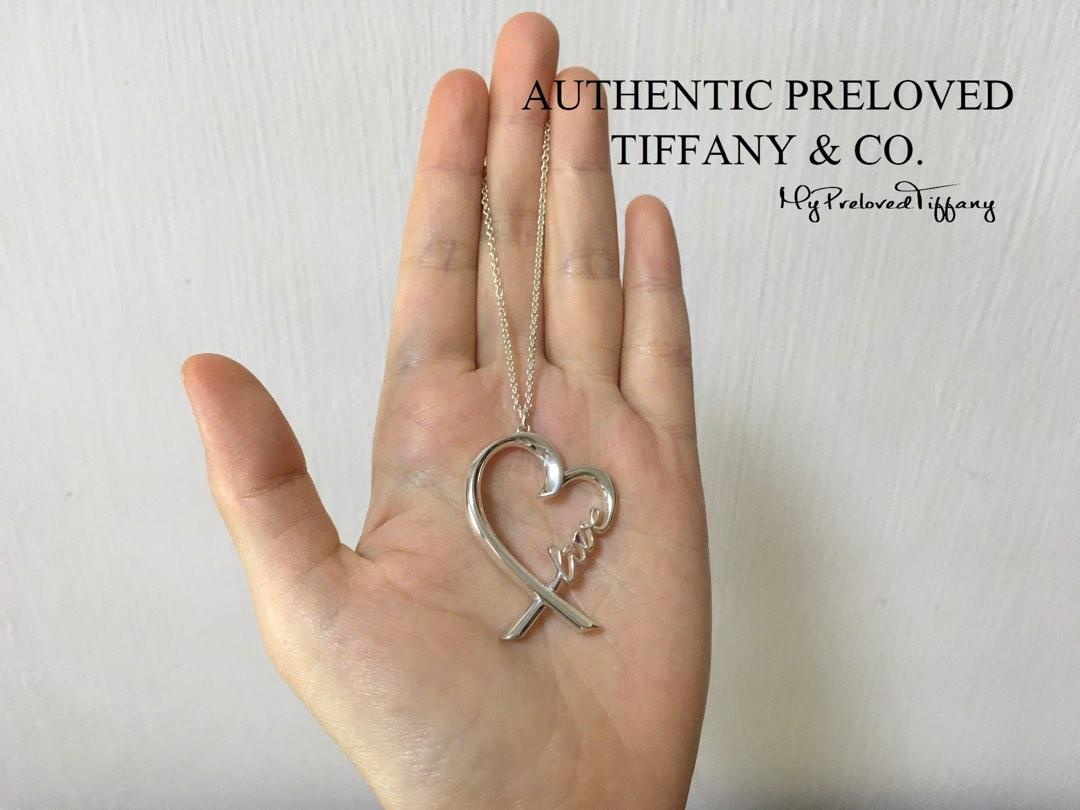 Tiffany and co paloma picasso heart necklace top