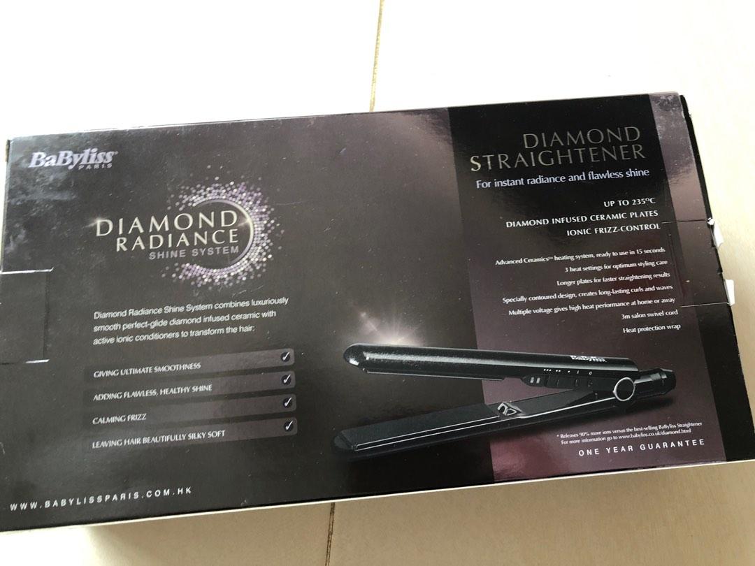 Diamond radiance deals hair straightener