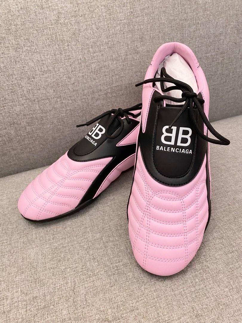 ? Balenciaga zen sneakers in pink & black EU 39, 名牌, 鞋及波鞋 