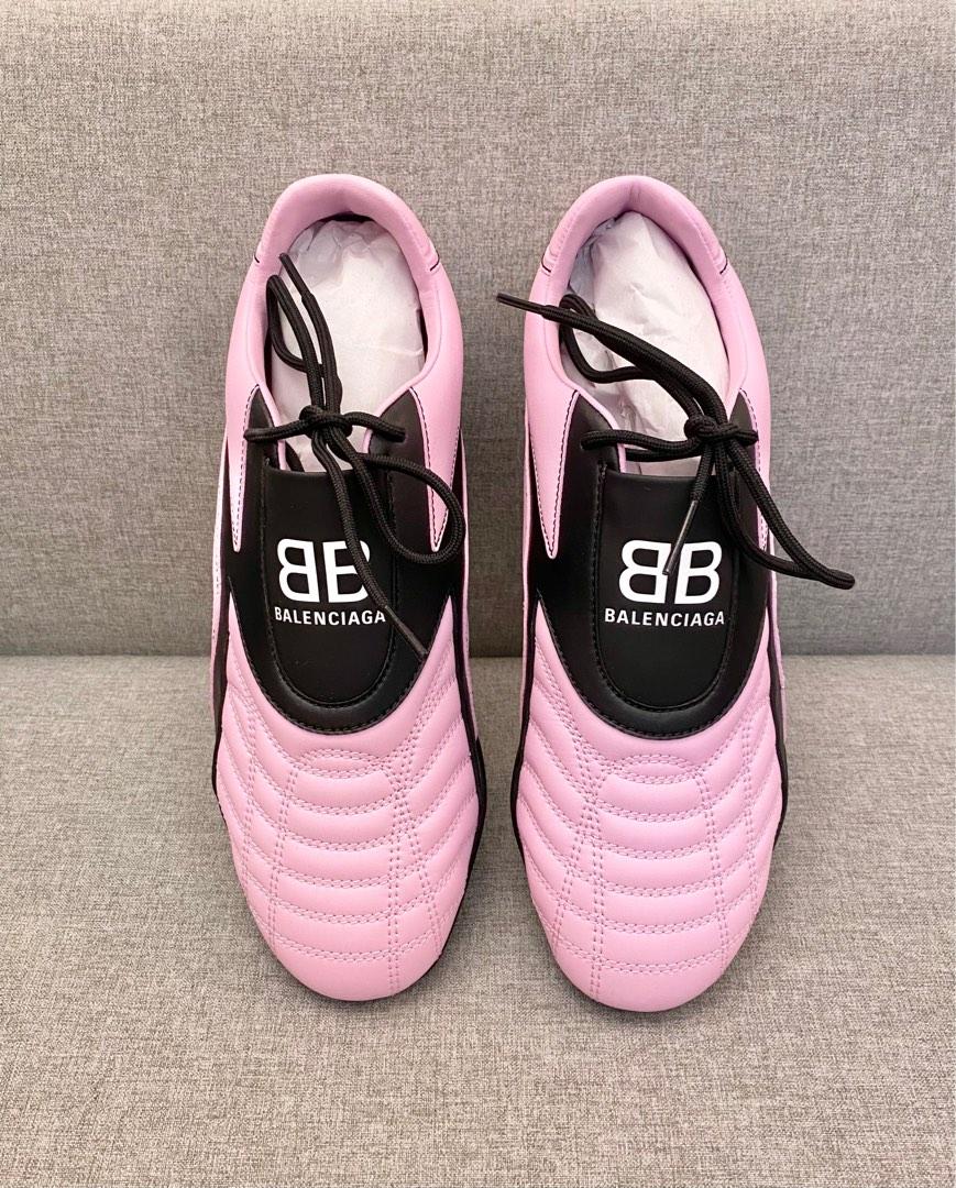 ? Balenciaga zen sneakers in pink & black EU 39, 名牌, 鞋及波鞋 