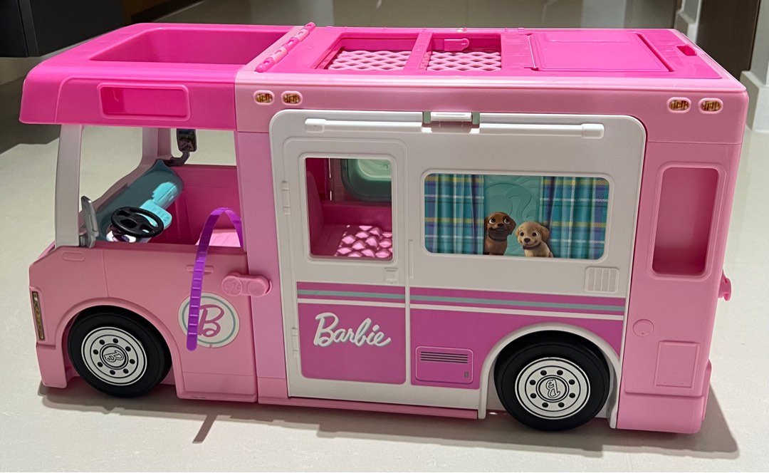 Barbie Camper van, Hobbies & Toys, Toys & Games on Carousell