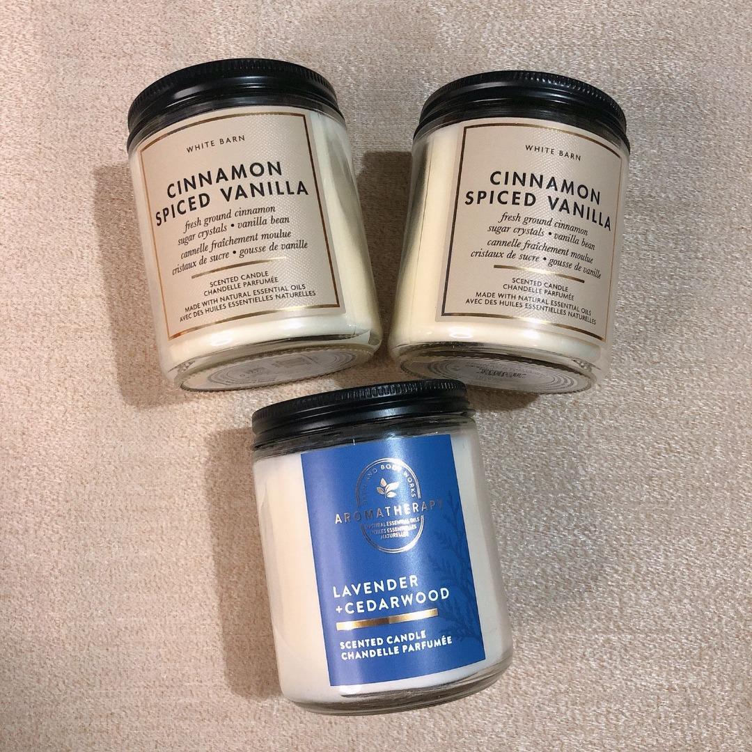 Bath & Body Works singlewick and 3wick scented candles, Furniture