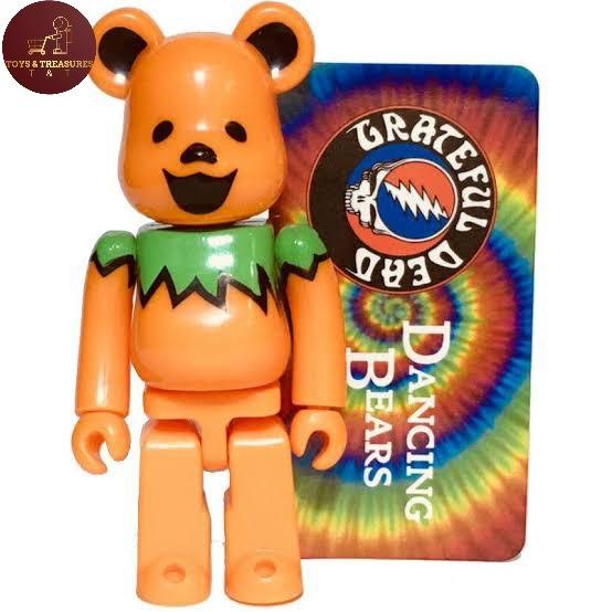 Figurine Grateful Dead Dancing Bear Bearbrick - Édition Strawberry 2002, Collector