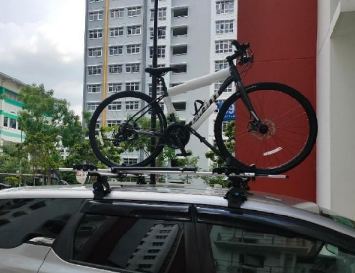 2x bicycle car roof rack, Car Accessories, Accessories on Carousell