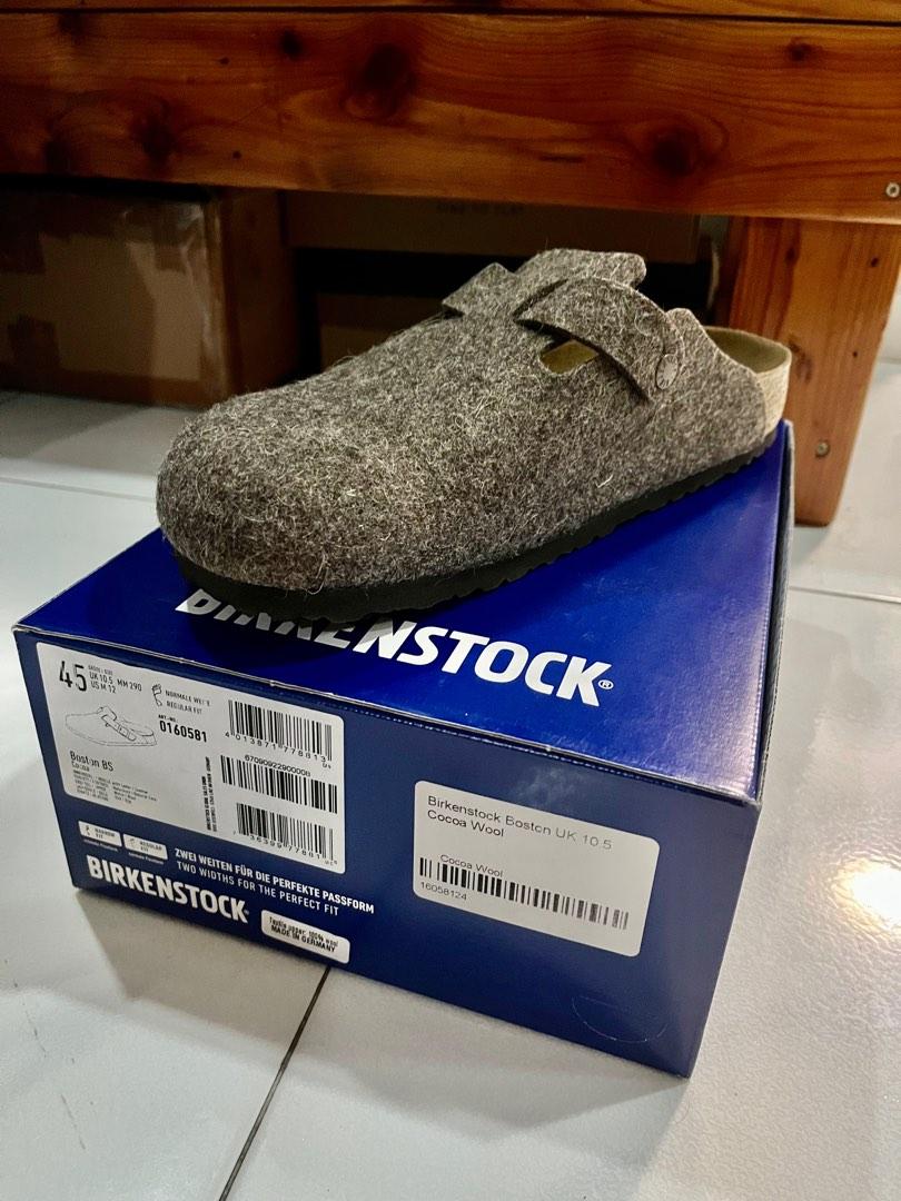 birkenstock boston cocoa wool