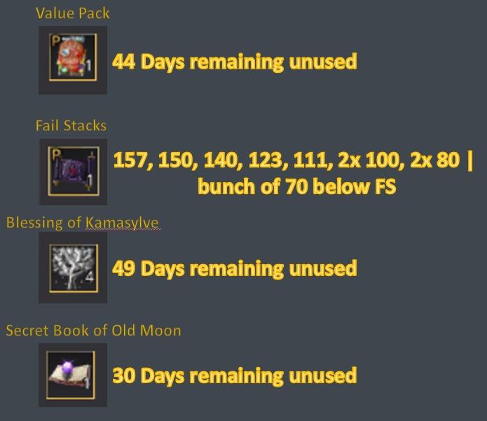 Black Desert Online Account [SEA] 294 AP UNLI HP POT PEGASUS