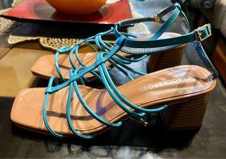 Blue Shoes in heels Rock & Rose