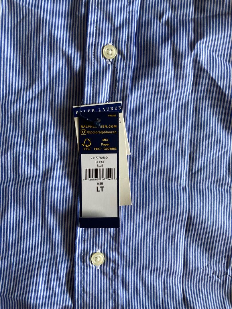 BNWT Ralph Lauren Shirt Classic Fit Size Large Tall (LT), Men's Fashion,  Tops & Sets, Formal Shirts on Carousell