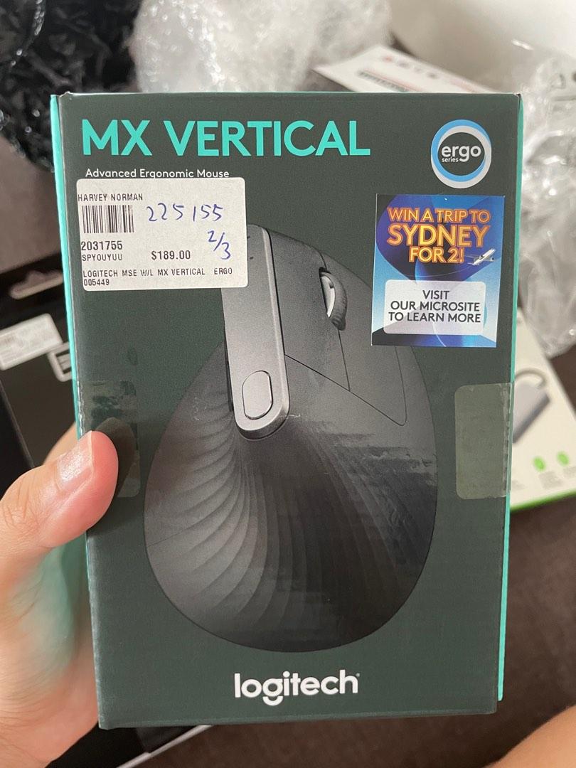 Brand New Logitech MX Vertical Advanced Ergonomic Mouse, Computers ...