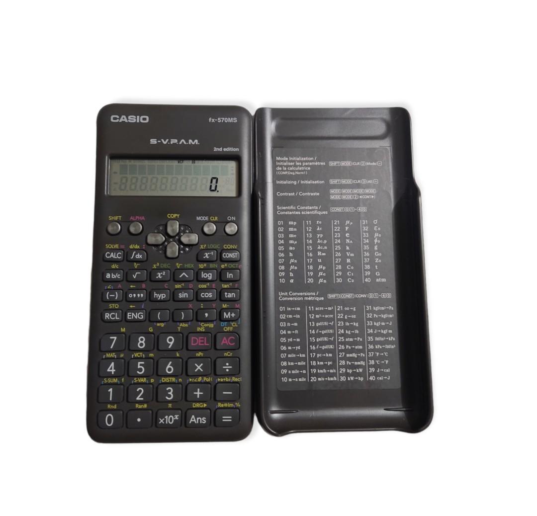 Casio fx 570 ms Second Edition, Mobile Phones & Gadgets, Other Gadgets ...