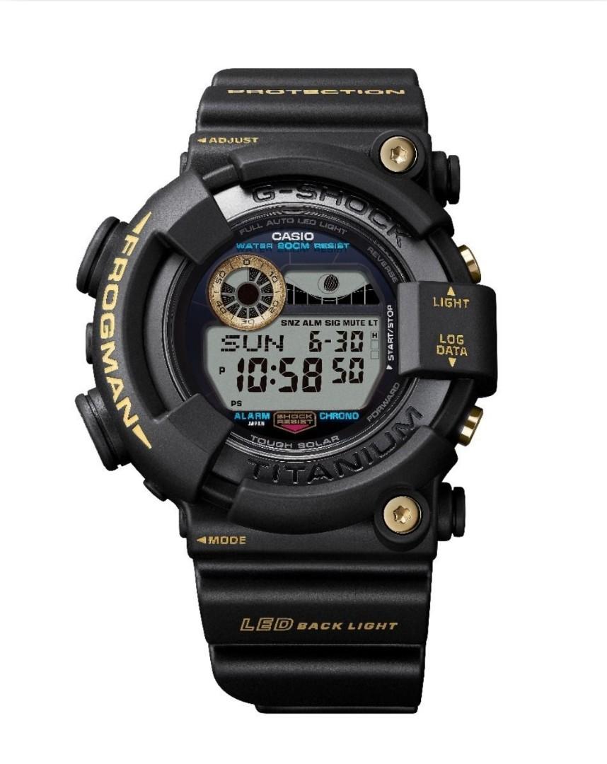 CASIO G-SHOCK FROGMAN 30週年型號GW-8230B-9A, 名牌, 手錶- Carousell