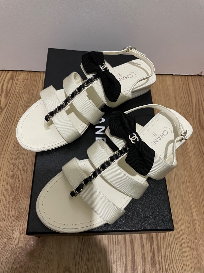 Chanel Sandals, Women's Fashion, Footwear, Sandals on Carousell