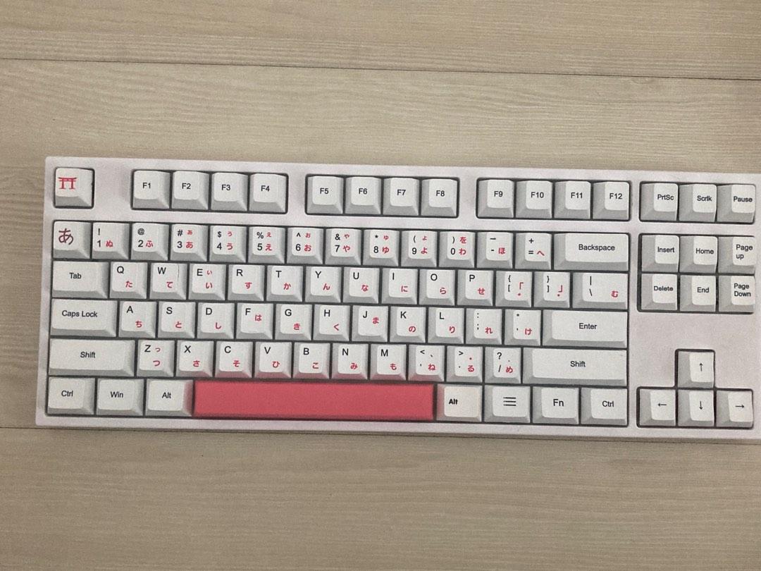 CHEAP TKL Custom Quiet Mechanical Keyboard with white keycaps, 電腦＆科技