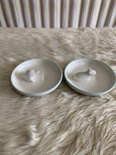Chopsticks rest / dip saucer/ soap dish Dolphin Hippo