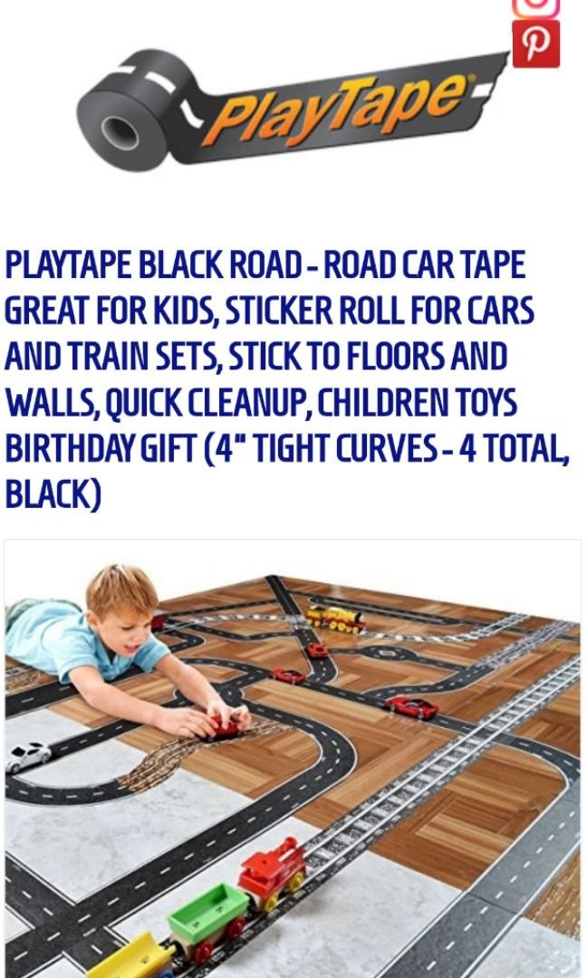 Playtape Black Road Road Car Tape Great