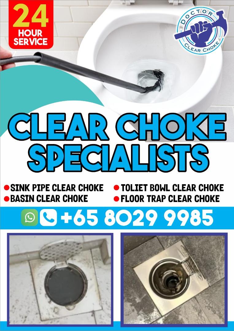 Clear Choke Service / Clear Toilet Choke / Clear Basin Choke / Clear