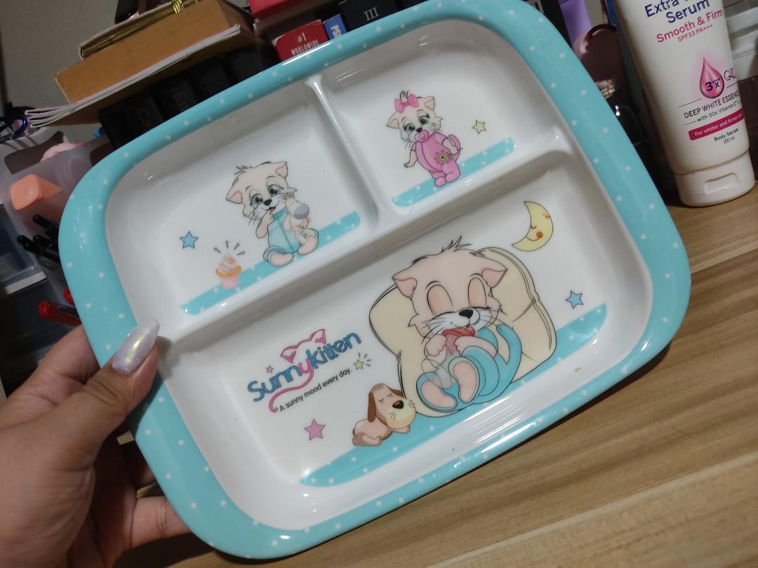 Combination Plates For Kids (Never been used), Furniture & Home Living