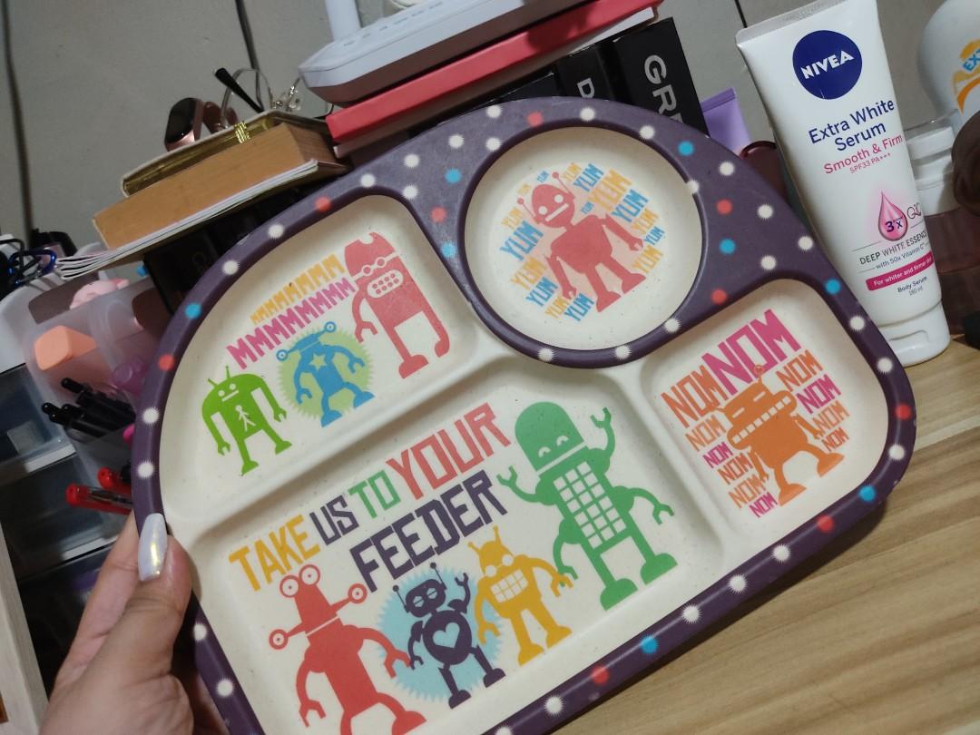 Combination Plates For Kids (Never been used), Furniture & Home Living