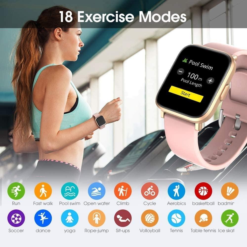 CS201 Fitness Tracker Men Women, Activity Tracker with Blood Oxygen ...