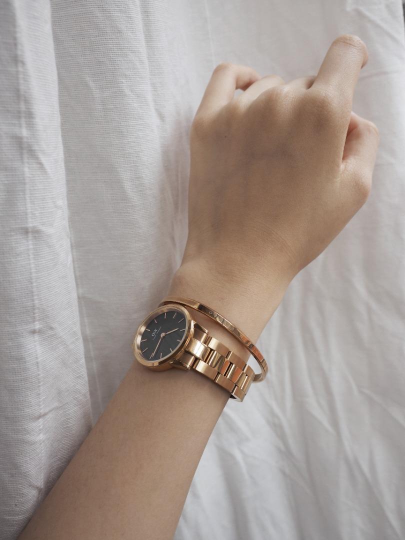 Daniel Wellington Iconic Link Emerald Rose Gold Classic