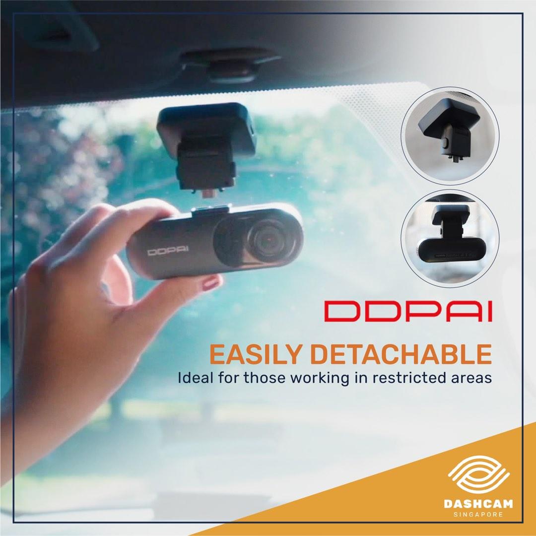 DDPAI Mola N3 Pro GPS [Global Edition] | Easily Detachable Dual Channel ...