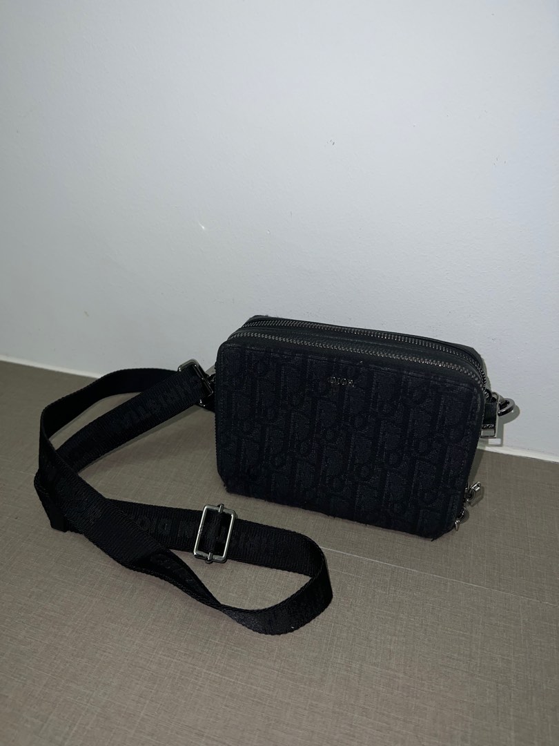 Dior Pouch Bag with Shoulder Strap, Men's Fashion, Bags, Sling Bags on
