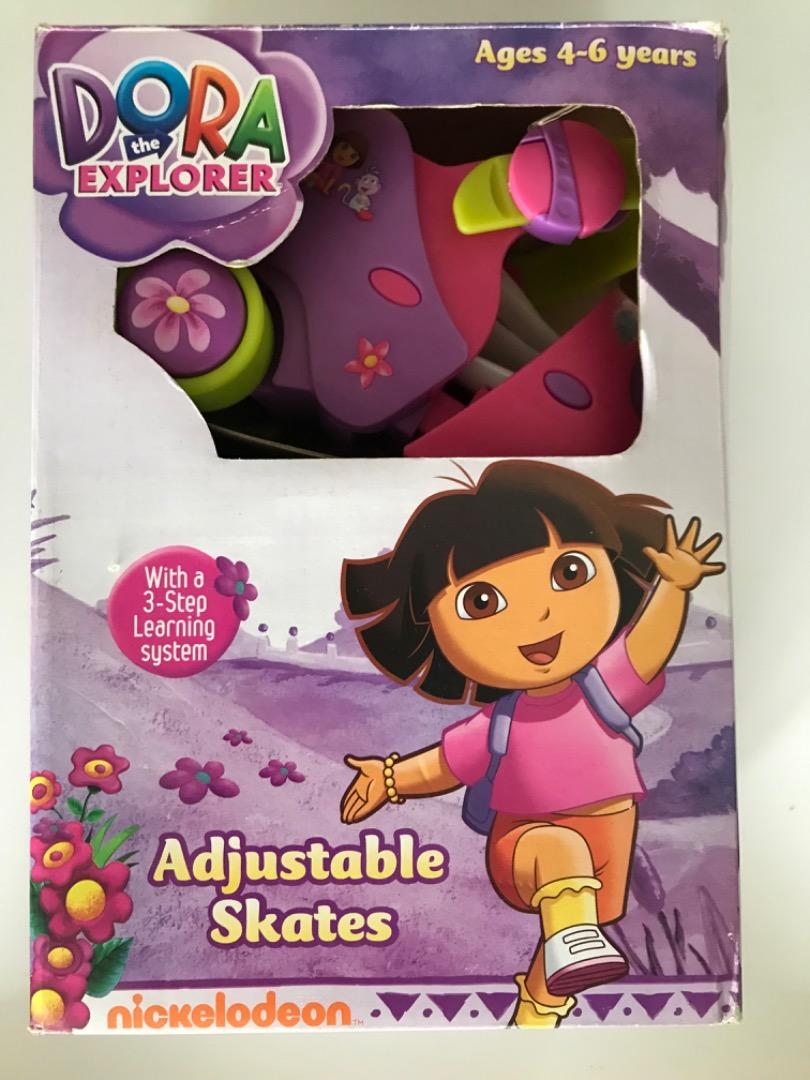 Dora the Explorer Adjustable Roller Skates (unused), Hobbies & Toys