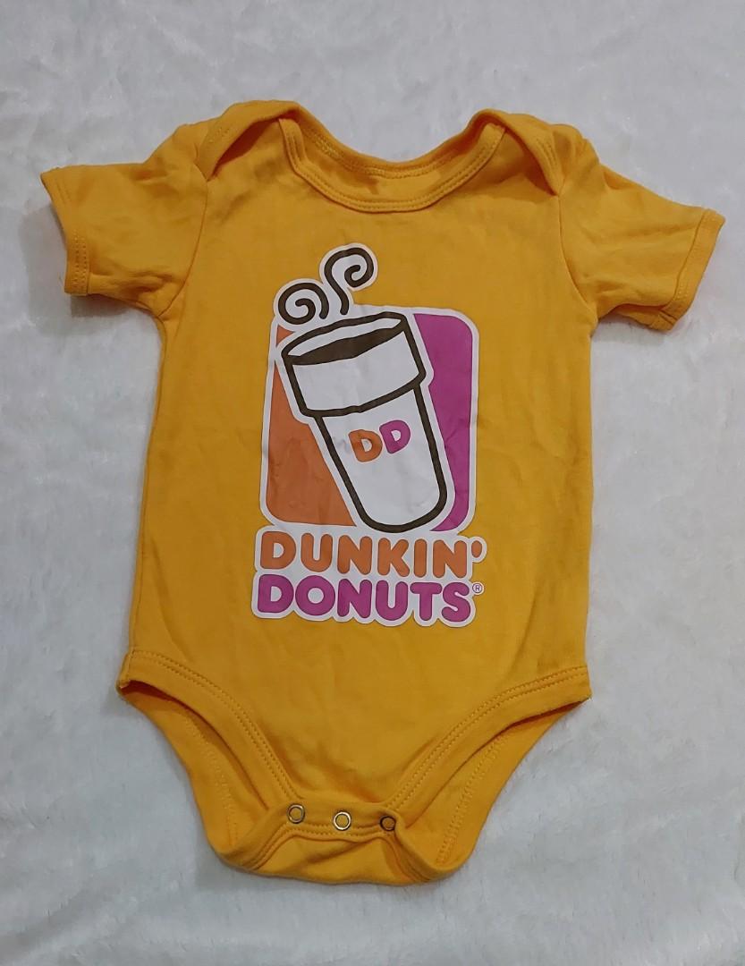 Dunkin Donut Baby Milestones Outfit, Babies & Kids, Babies & Kids