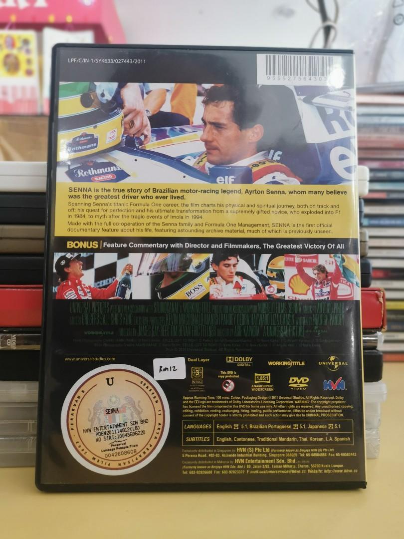  dvd senna no fear no limits no equal hobbies toys music