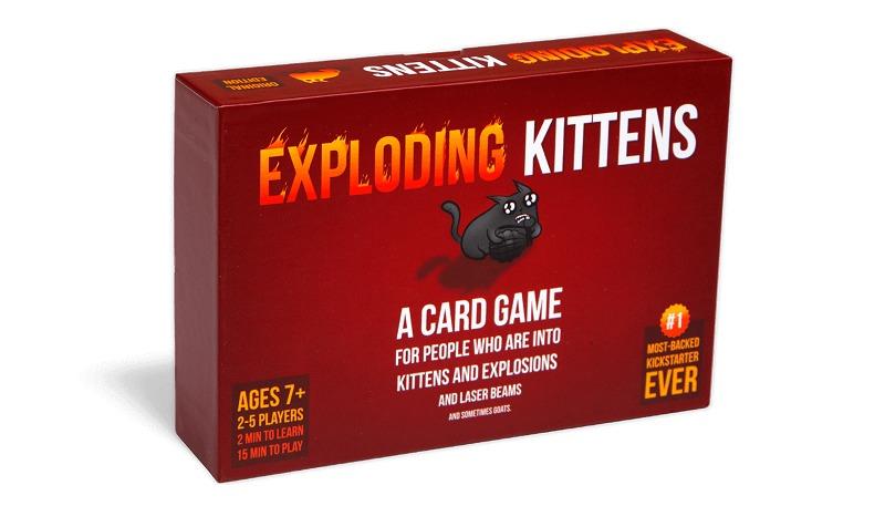Exploding Kittens Card Game Imploding Kittens Expansions (Category: Board Games & Puzzles) located in Singapore. Submitted by partygames.sg (Listing ID 1191732019, Image 2). Description: *Self-Pick Up at Blk 330 Serangoon Ave 3 only *Delivery (Shipping Fee is not included): - $1.49 (J&T Express, 3 - 7 working days) - $6 - $20 (Grab Express, Same day) $6.50 Original Exploding Kittens (Red) $6.50 NSFW Exploding Kittens (Black) $7.99 Imploding Kitte