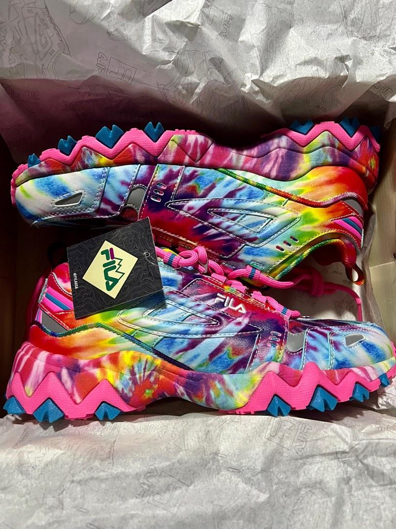 Tie dye fila best sale shoes