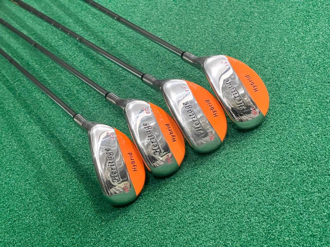 Fireball Heritage Hybrid Golf Clubs 16 19 22 25 degrees, Sports Equipment,  Sports & Games, Golf on Carousell