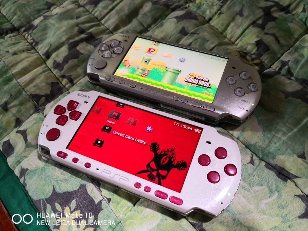 For Sale Sony Psp 3000 Slim Complete Brandnew Battery Charger Crystal Case Video Gaming Video Game Consoles Playstation On Carousell