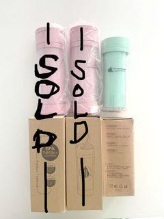 (FREE) BPA free straw wheat water bottle/ tumbler