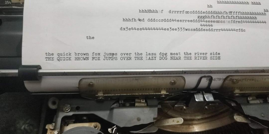 F/S: Olympia Typewriter (Category: Office & Business Technology) located in Bacoor. Submitted by piolo16 (Listing ID 1191806809, Image 2). Description: For Sale: OLYMPIA Typewriter Price: 3.5k ✔️ All Keys are Working ✔️ In Good Condition ✔️ Cover ✔️ Ink/Ribbon ✔️ Ready to Used ✔️ Cash on Pickup via LBC ✔️ Cash on Delivery via LALAMOVE ✔️ Bacoor Area ✔️.