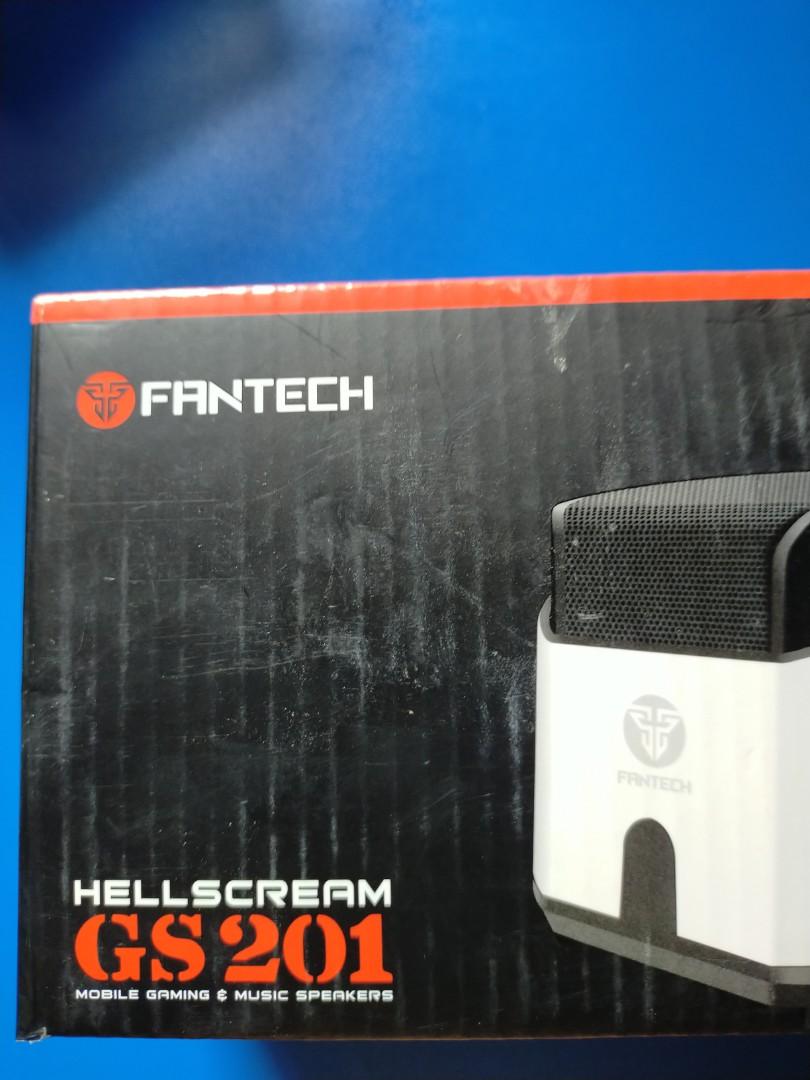 Gaming and Music Speaker (Category: Soundbars, Speakers & Amplifiers) located in Makati City. Submitted by wisemanshop (Listing ID 1191712641, Image 2). Description: Fantech Hellscream GS201 Gaming Speaker Black Color.