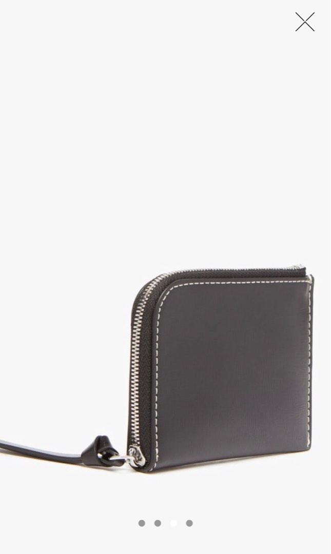 GANNI New Logoembossed leather wallet, Women's Fashion, Bags & Wallets