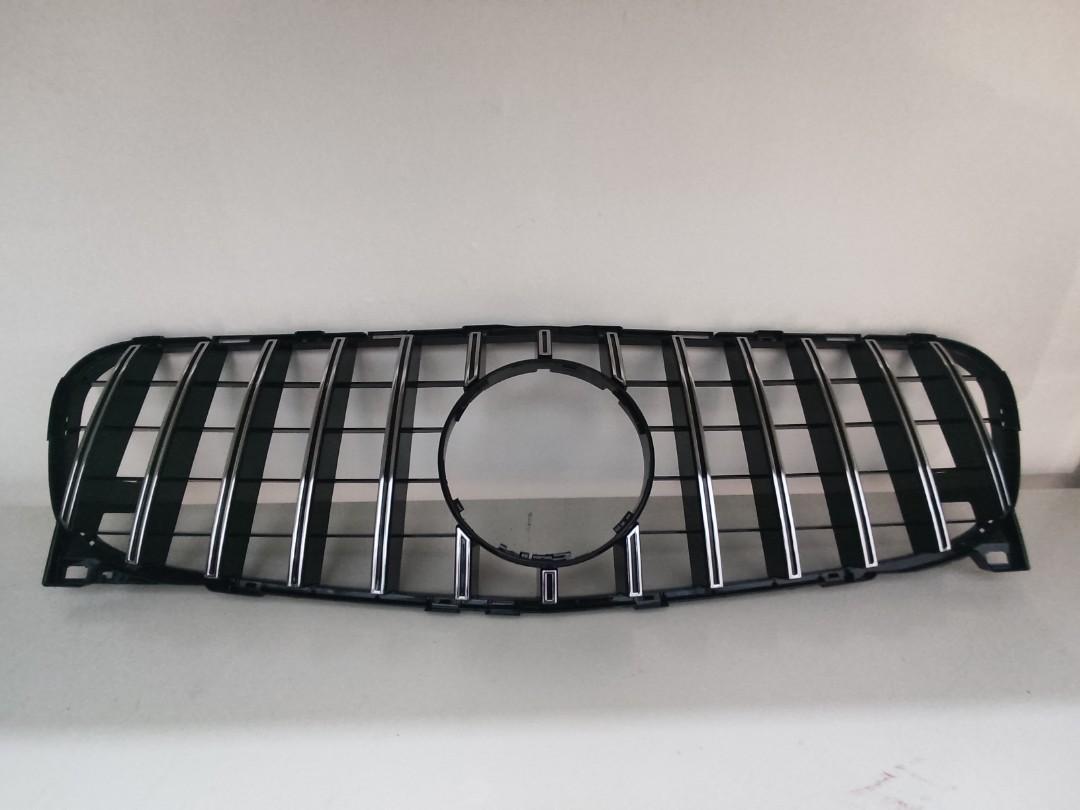 Complete 12-Piece Front Bumper Grille & Splash Shield Set For Mercedes GLA250 (2014-2017)